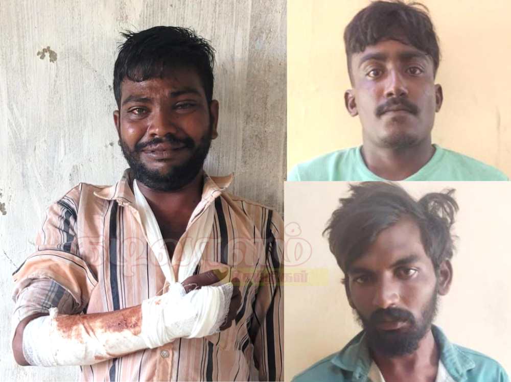 தூத்துக்குடியில் கத்தியைக் காட்டி மிரட்டி செல்போன்களை பறித்துச் சென்ற இளஞ்சிறார் உட்பட 4 பேர் கைது – ஒருவருக்கு கை முறிவு தூத்துக்குடியில் கத்தியைக் காட்டி மிரட்டி செல்போன்களை பறித்துச் சென்ற இளஞ்சிறார் உட்பட 4 பேர் கைது – ஒருவருக்கு கை முறிவு