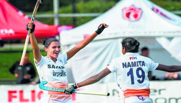 பெண்களுக்கான ஹாக்கி லீக் போட்டி: இறுதி ஆட்டத்தில் இந்தியா வெற்றி