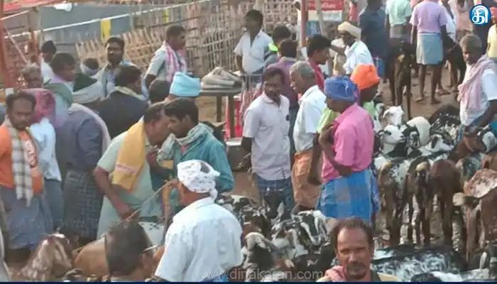 தூத்துக்குடி எட்டயபுரம் ஆட்டுச்சந்தையில் ஒரே நாளில் ரூ.7 கோடி வரை விற்பனை