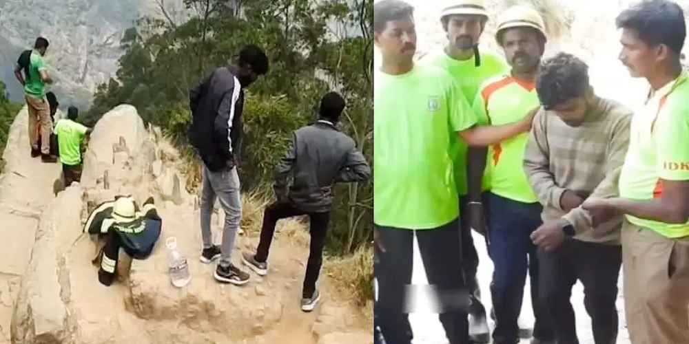 கொடைக்கானலில் 100 அடி பள்ளத்தில் தவறி விழுந்த தூத்துக்குடி இளைஞர் மீட்பு கொடைக்கானலில் 100 அடி பள்ளத்தில் தவறி விழுந்த தூத்துக்குடி இளைஞர் மீட்பு