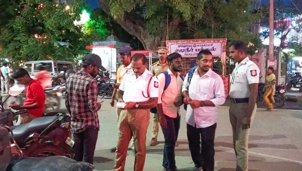 தூத்துக்குடியில் ஒரே நாளில் 170 வாகனங்கள் மீது வழக்குப் பதிவு – போக்குவரத்து காவல்துறை நடவடிக்கை தூத்துக்குடியில் ஒரே நாளில் 170 வாகனங்கள் மீது வழக்குப் பதிவு – போக்குவரத்து காவல்துறை நடவடிக்கை