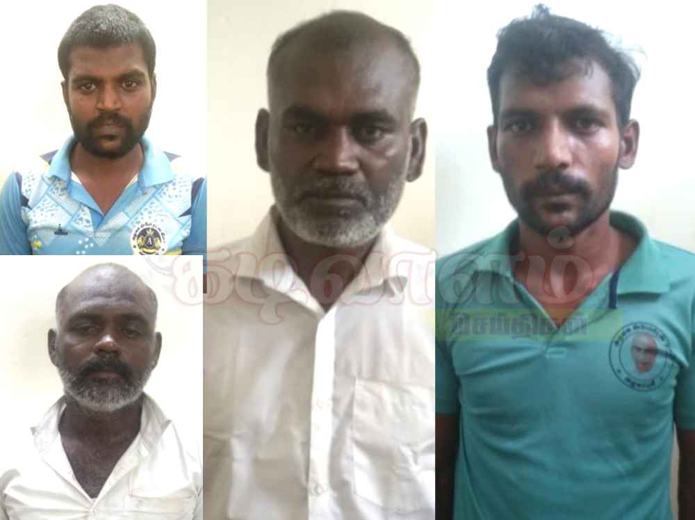 ஆசிரியர் வீட்டின் பூட்டை உடைத்து தங்க நகைகளை கொள்ளையடித்த 4 பேர் கைது- 7½ பவுன் தங்க நகைகள் மற்றும் ஒரு கார் பறிமுதல் ஆசிரியர் வீட்டின் பூட்டை உடைத்து தங்க நகைகளை கொள்ளையடித்த 4 பேர் கைது- 7½ பவுன் தங்க நகைகள் மற்றும் ஒரு கார் பறிமுதல்