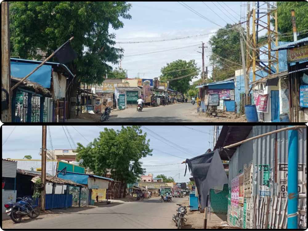 கோவில்பட்டி அருகே கல்குவாரி அமைக்க எதிர்ப்பு – கடைகளை அடைத்து கருப்புக் கொடி ஏற்றி பொதுமக்கள் மற்றும் வியாபாரிகள் போராட்டம் கோவில்பட்டி அருகே கல்குவாரி அமைக்க எதிர்ப்பு – கடைகளை அடைத்து கருப்புக் கொடி ஏற்றி பொதுமக்கள் மற்றும் வியாபாரிகள் போராட்டம்